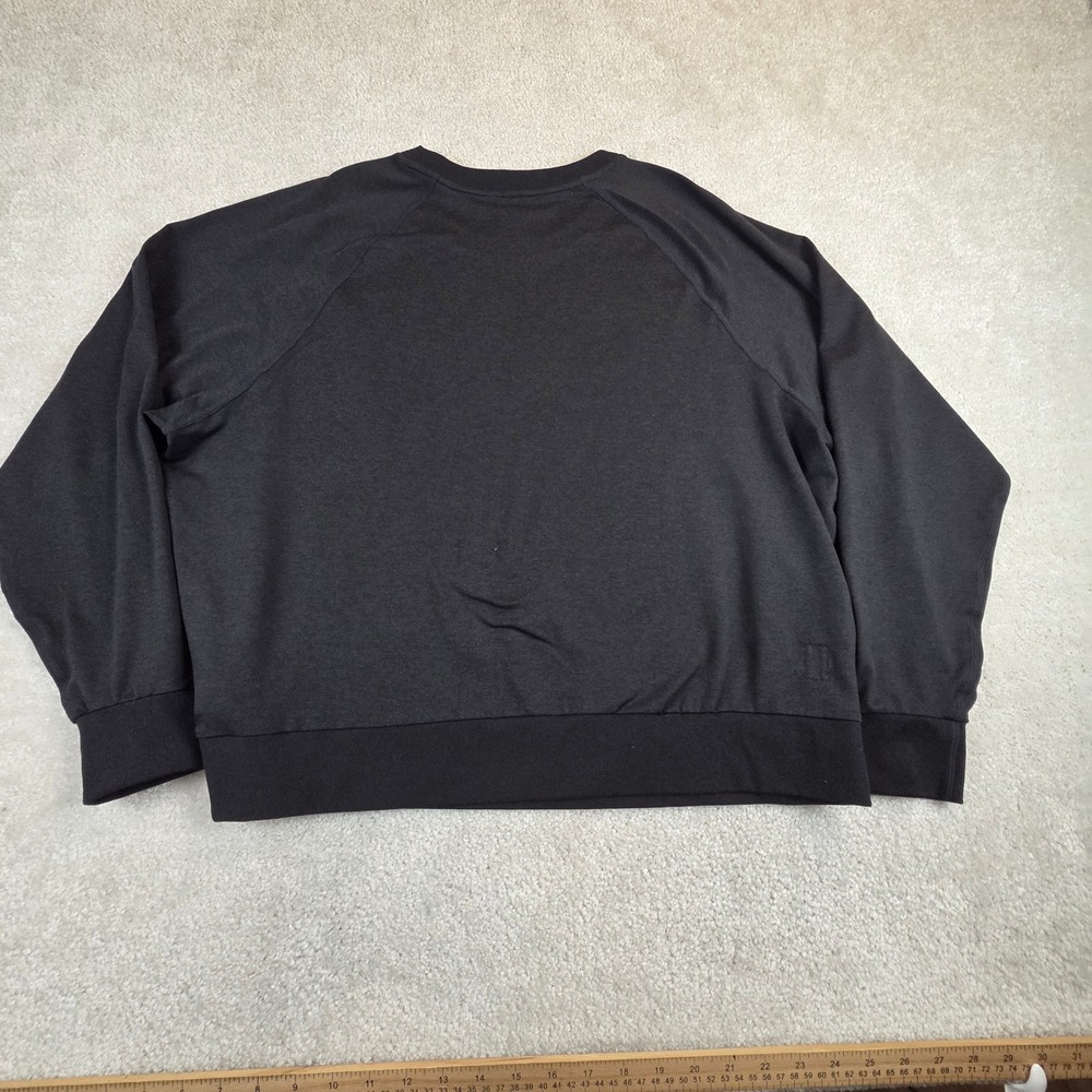 Vuori Long Sleeve Halo Crew VW241 Black Heather Dreamknit Womens XL - Picture 2 of 7